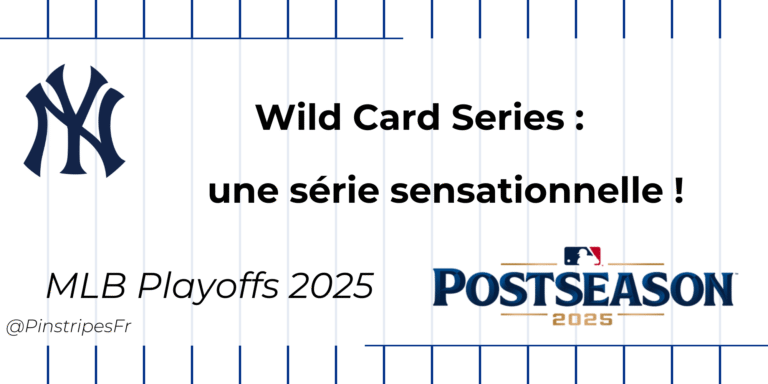 Saison 2025 – Wild Card Series: une série sensationnelle !